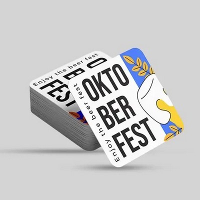 Custom Square Pulpboard Coaster - Debossed - 4" Dia x 60 pt