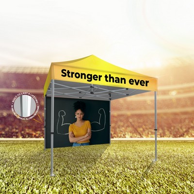 10x10 Platinum LifeTime Tent with Full Color Canopy and Back Wall